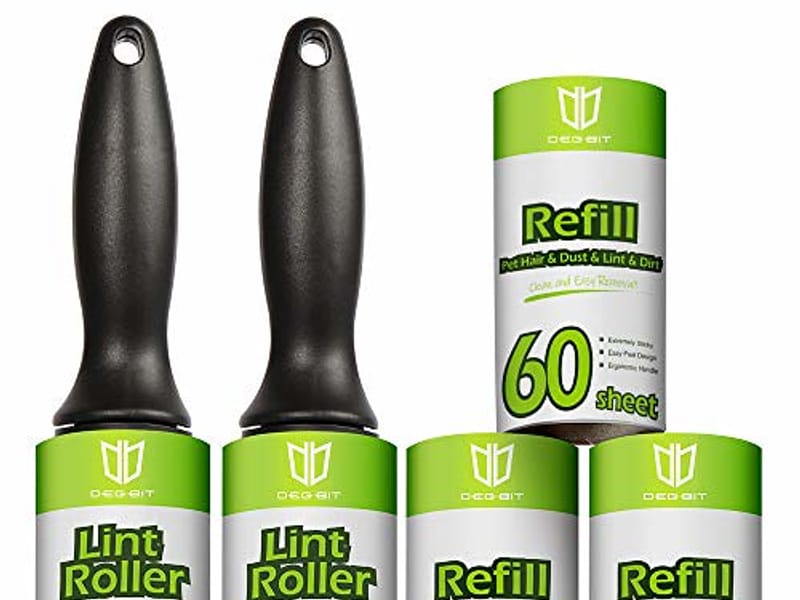 Degbit Lint Rollers for Pet Hair, [Upgraded Extra Sticky] Pet Hair Remover, Lint Remover [300 Sheets/5 Refills], Lint Ro